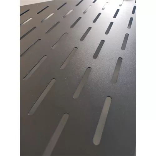 Használt Lanberg 19" kihúzható polc/tálca 1U, fekete, 1000mm mély álló szekrényhez