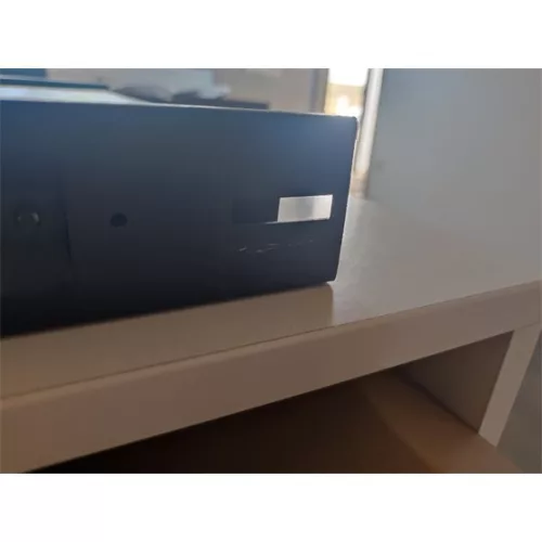 Használt Lanberg 19" kihúzható polc/tálca 1U, fekete, 1000mm mély álló szekrényhez