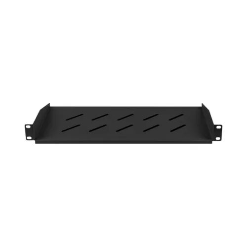 Lanberg 19" fix polc/tálca 1U/483x220 mm 25kg maximum terhelhetőség fekete