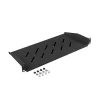 Lanberg 19" fix polc/tálca 1U/483x220 mm 25kg maximum terhelhetőség fekete