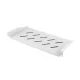 Lanberg 19" fix polc/tálca 1U/483x220 mm 25kg maximum terhelhetőség szürke
