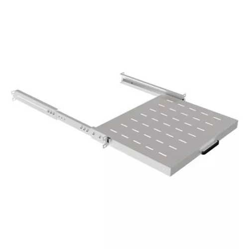 Lanberg 19" kihúzható polc/tálca 350mm, szürke