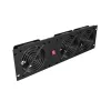 Lanberg 19" 3U függőleges ventilátor panel, 3x ventilátor, 230V, fekete