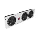 Lanberg 19" 3U függőleges ventilátor panel, 3x ventilátor, 230V, szürke
