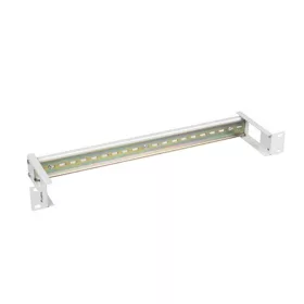 Lanberg 19" 1U DIN sín panel, szürke