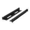 Lanberg 397–680 mm állítható rack sín készlet ,1U, fekete