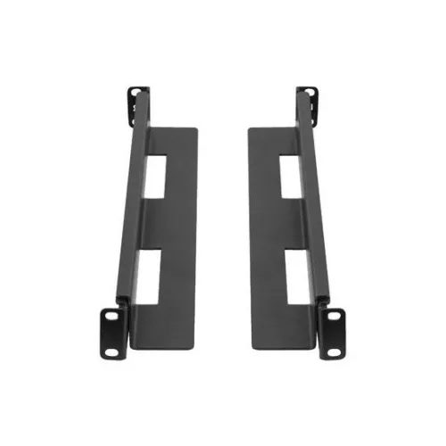 Lanberg 397–680 mm állítható rack sín készlet ,1U, fekete
