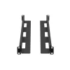Lanberg 650-1090 mm állítható rack sín készlet ,1U, fekete