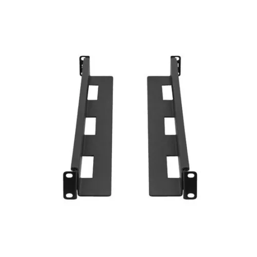 Lanberg 650-1090 mm állítható rack sín készlet ,1U, fekete