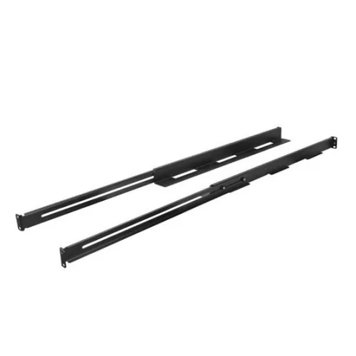 Lanberg 650-1090 mm állítható rack sín készlet ,1U, fekete