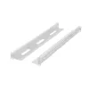 Lanberg 650-1090 mm állítható rack sín készlet ,1U, szürke