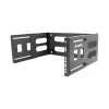 Lanberg Összecsukható 19" 4U keret 497x400/240, falra rögzíthető, fekete