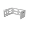 Lanberg Összecsukható 19" 4U keret 497x400/240, falra rögzíthető, szürke