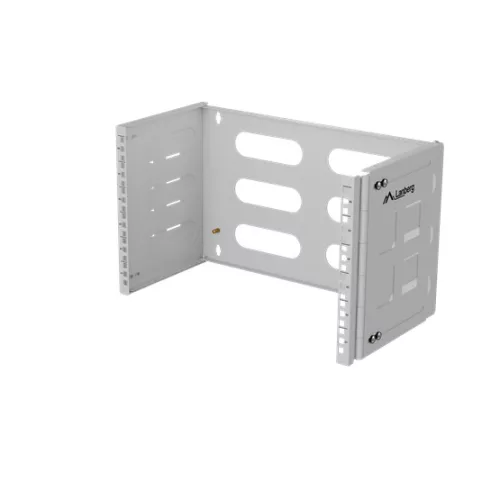Lanberg Összecsukható 19" 6U keret 497x400/240, falra rögzíthető, szürke