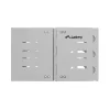 Lanberg Összecsukható 19" 6U keret 497x400/240, falra rögzíthető, szürke