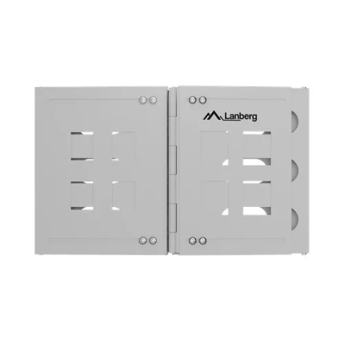 Lanberg Összecsukható 19" 6U keret 497x400/240, falra rögzíthető, szürke