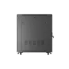 Lanberg 19" szabadon álló rack szekrény 22U/600X1000 üvegajtó, lapraszerelt, fekete
