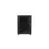 Lanberg 19" szabadon álló rack szekrény 15U/600X600 lapraszerelt, fekete