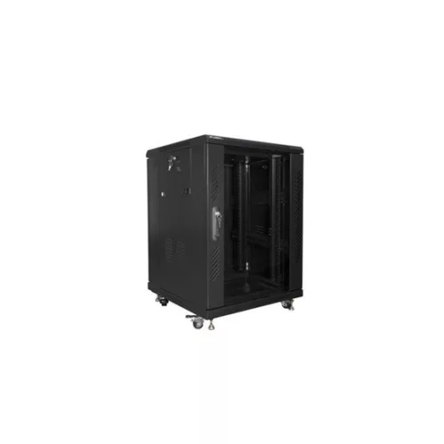 Lanberg 19" szabadon álló rack szekrény 15U/600X600 lapraszerelt, fekete