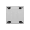 Lanberg 19" szabadon álló rack szekrény 42U/600X600 üvegajtó, lapraszerelt, LCD kijelző, szürke V2