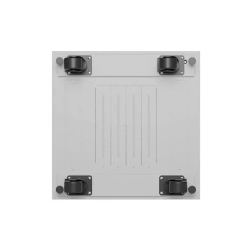 Lanberg 19" szabadon álló rack szekrény 42U/600X600 üvegajtó, lapraszerelt, LCD kijelző, szürke V2