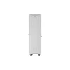 Lanberg 19" szabadon álló rack szekrény 42U/600X600 üvegajtó, lapraszerelt, LCD kijelző, szürke V2