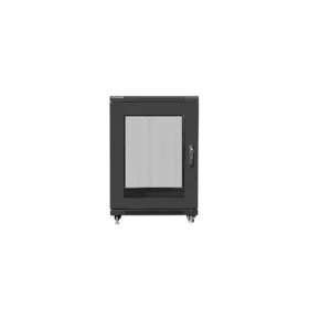   Lanberg 19" szabadon álló rack szekrény 15U/600X800 perforált ajtó, lapraszerelt, fekete