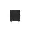Lanberg 19" szabadon álló rack szekrény 15U/600X800 perforált ajtó, lapraszerelt, fekete