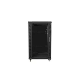   Lanberg 19" szabadon álló rack szekrény 22U/600X800 lapraszerelt, fekete