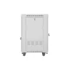 Lanberg 19" szabadon álló rack szekrény 22U/600X800 üvegajtó, lapraszerelt, LCD kijelző, szürke V2