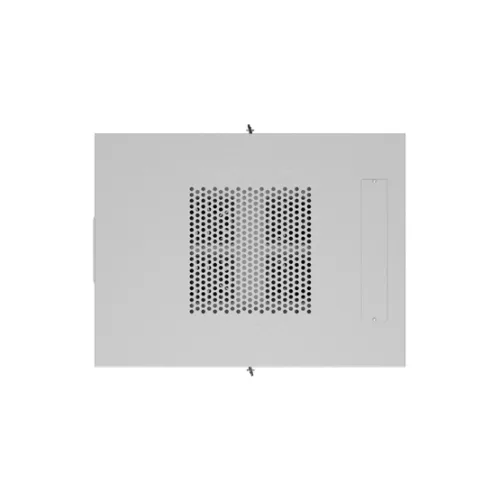 Lanberg 19" szabadon álló rack szekrény 22U/600X800 üvegajtó, lapraszerelt, LCD kijelző, szürke V2