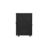 Lanberg 19" szabadon álló rack szekrény 22U/600X800 perforált ajtó, lapraszerelt, fekete