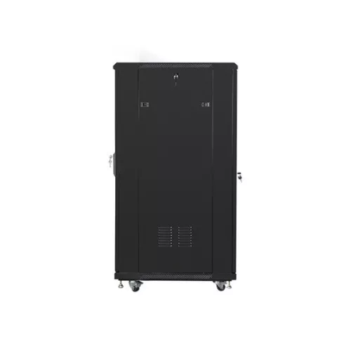 Lanberg 19" szabadon álló rack szekrény 27U/600X800 lapraszerelt, fekete