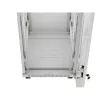 Lanberg 19" szabadon álló rack szekrény 32U/600X800 üvegajtó, lapraszerelt, LCD kijelző, szürke V2