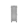 Lanberg 19" szabadon álló rack szekrény 32U/600X800 üvegajtó, lapraszerelt, LCD kijelző, szürke V2