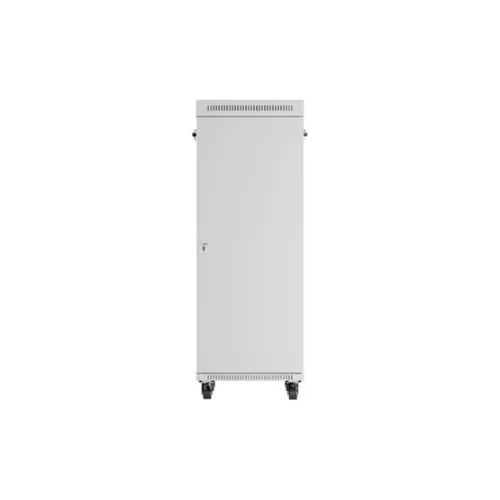 Lanberg 19" szabadon álló rack szekrény 32U/600X800 üvegajtó, lapraszerelt, LCD kijelző, szürke V2