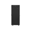 Lanberg 19" szabadon álló rack szekrény 37U/600X800 üvegajtó, lapraszerelt, LCD kijelző, fekete