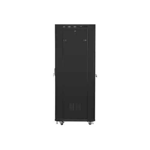 Lanberg 19" szabadon álló rack szekrény 37U/600X800 üvegajtó, lapraszerelt, LCD kijelző, fekete