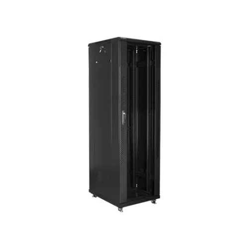 Lanberg 19" szabadon álló rack szekrény 42U/600X800 lapraszerelt, fekete