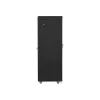 Lanberg 19" szabadon álló rack szekrény 42U/600X800 perforált ajtó, lapraszerelt, fekete