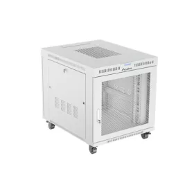   Lanberg 19" szabadon álló rack szekrény 15U/800X1000 perforált ajtó, lapraszerelt, LCD kijelző, szürke