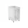 Lanberg 19" szabadon álló rack szekrény 27U/800X1000 perforált ajtó, lapraszerelt, LCD kijelző, szürke