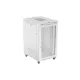 Lanberg 19" szabadon álló rack szekrény 27U/800X1000 perforált ajtó, lapraszerelt, LCD kijelző, szürke