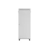 Lanberg 19" szabadon álló rack szekrény 42U/800X1000 üvegajtó, lapraszerelt, LCD kijelző, szürke V2