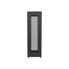   Lanberg 19" szabadon álló rack szekrény 42U/800X1000 perforált ajtó, lapraszerelt, fekete