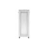 Lanberg 19" szabadon álló rack szekrény 42U/800X1000 perforált ajtó, lapraszerelt, LCD kijelző, szürke
