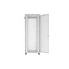 Lanberg 19" szabadon álló rack szekrény 42U/800X1000 perforált ajtó, lapraszerelt, LCD kijelző, szürke