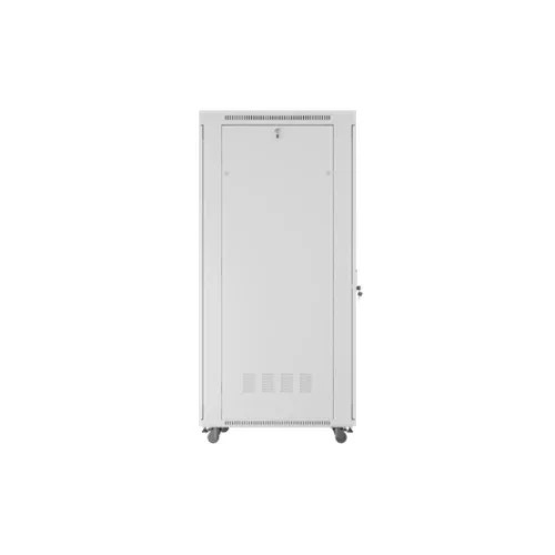 Lanberg 19" szabadon álló rack szekrény 42U/800X1000 perforált ajtó, lapraszerelt, LCD kijelző, szürke