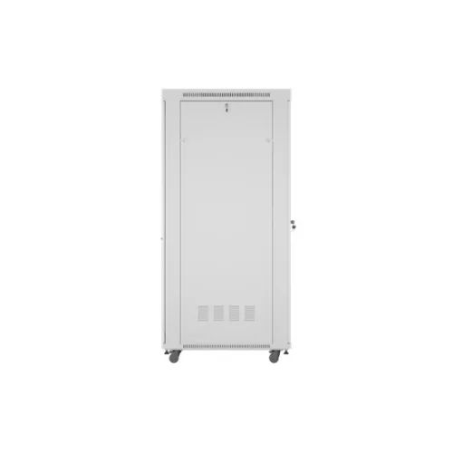 Lanberg 19" szabadon álló rack szekrény 42U/800X1000 perforált ajtó, lapraszerelt, LCD kijelző, szürke