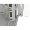 Lanberg 19" szabadon álló rack szekrény 47U/800X1000 üvegajtó, lapraszerelt, LCD kijelző, szürke